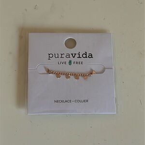 Pura Vida Rose Gold Chain with Mini Hearts